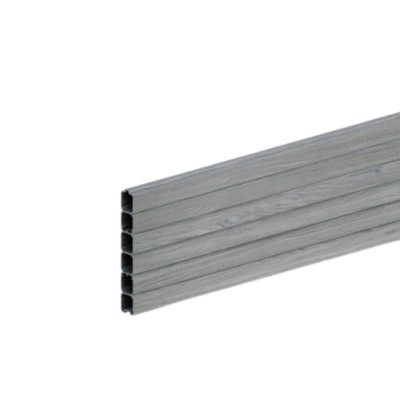 1.83m Composite Gravel Board 300mm Width - Light Grey