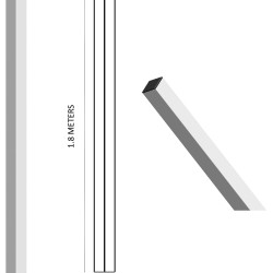 Steel Gate Post - 1800mm Height